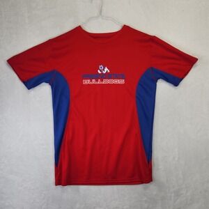 Pro Player Fresno State Bulldogs Mens Medium Red Blue Athletic Shirt RN 104648